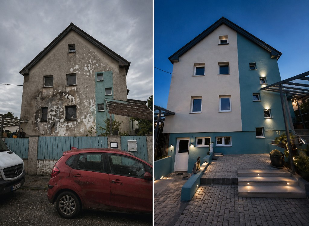 Fassaden- und Haussanierung in 1100 Wien
